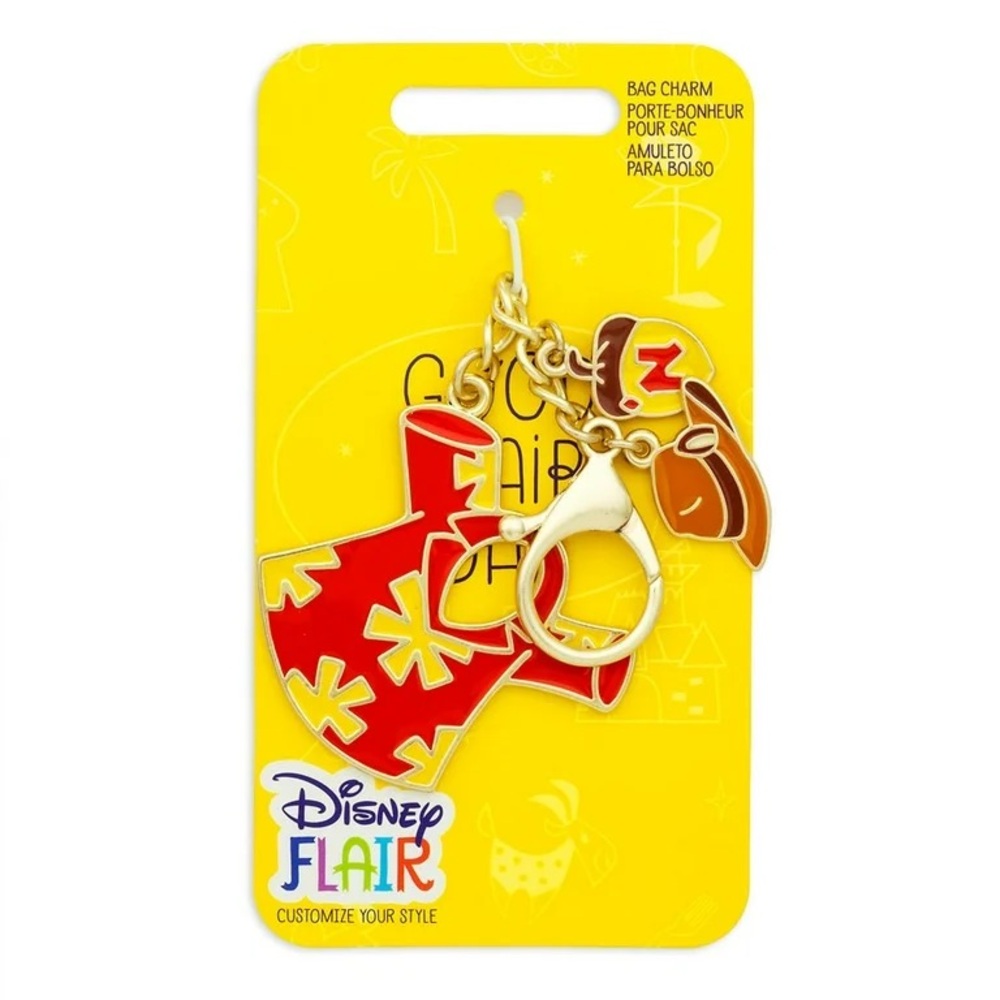 Disney Parks Chip 'n Dale Flair Bag Charm Jewelry